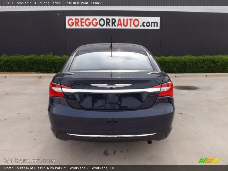 True Blue Pearl / Black 2013 Chrysler 200 Touring Sedan