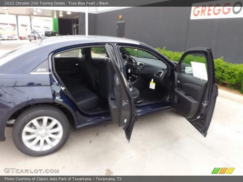 True Blue Pearl / Black 2013 Chrysler 200 Touring Sedan