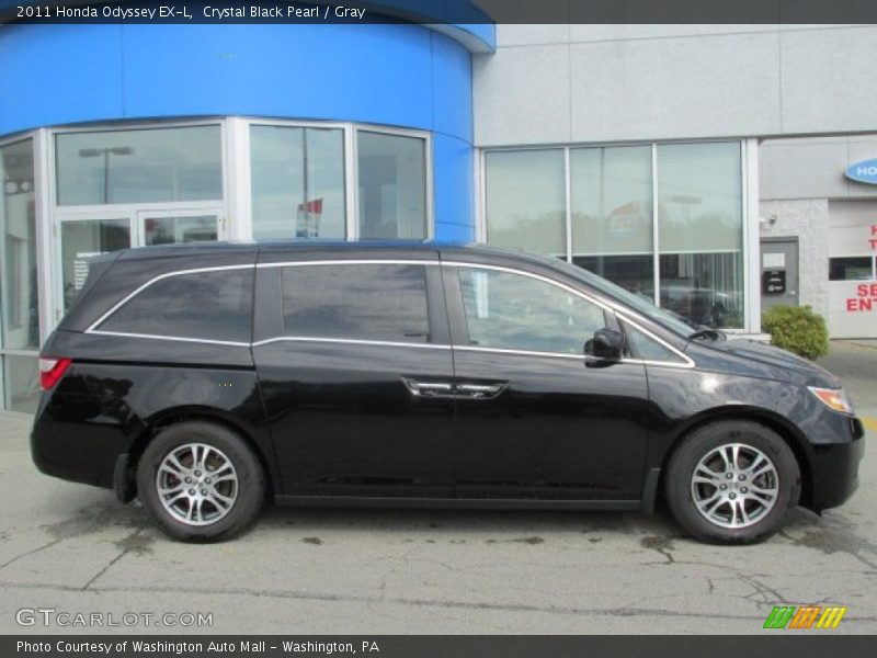 Crystal Black Pearl / Gray 2011 Honda Odyssey EX-L