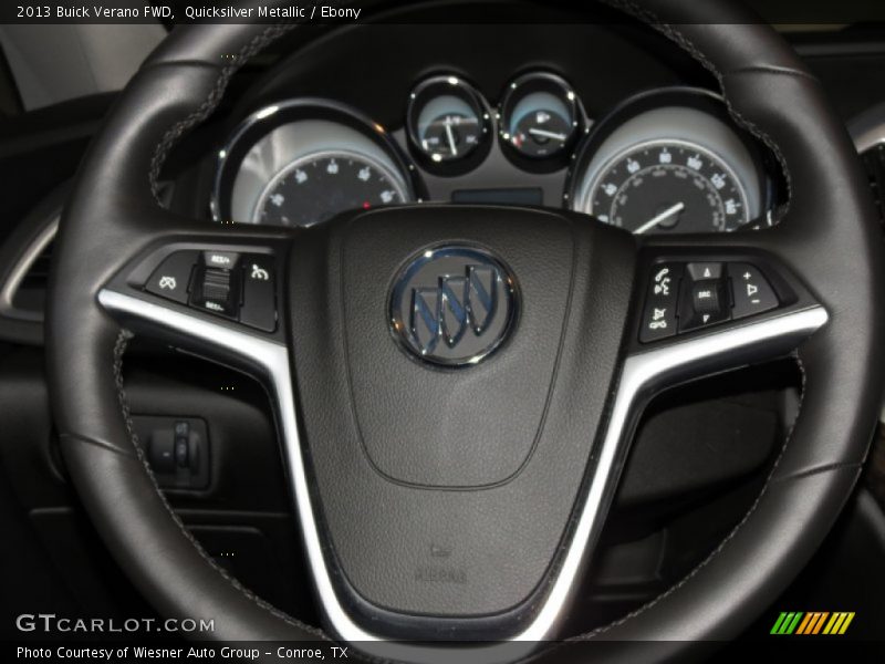 Quicksilver Metallic / Ebony 2013 Buick Verano FWD