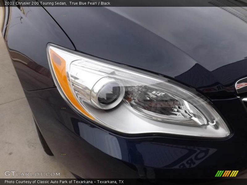 True Blue Pearl / Black 2013 Chrysler 200 Touring Sedan