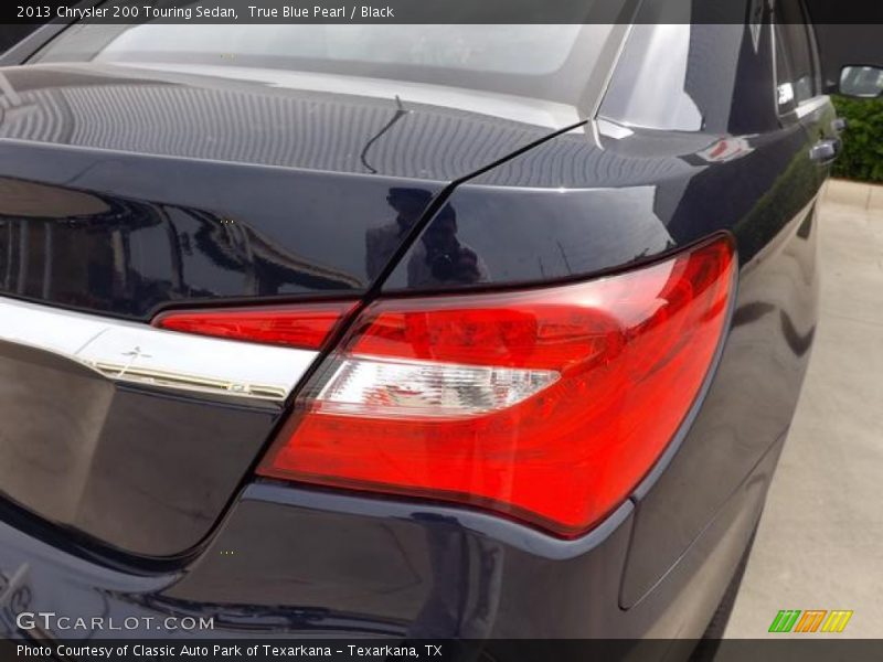 True Blue Pearl / Black 2013 Chrysler 200 Touring Sedan