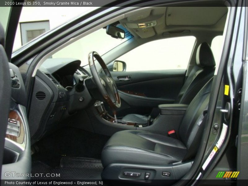 Smoky Granite Mica / Black 2010 Lexus ES 350