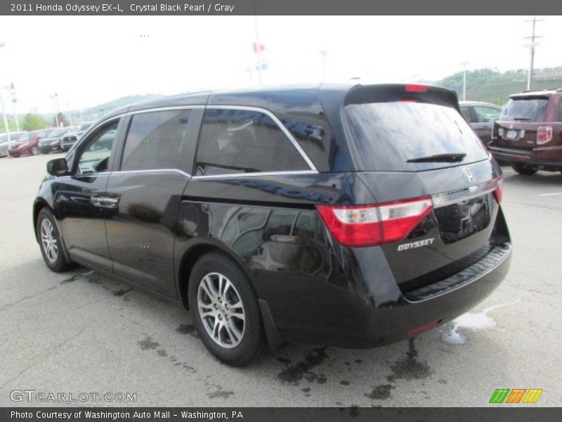 Crystal Black Pearl / Gray 2011 Honda Odyssey EX-L