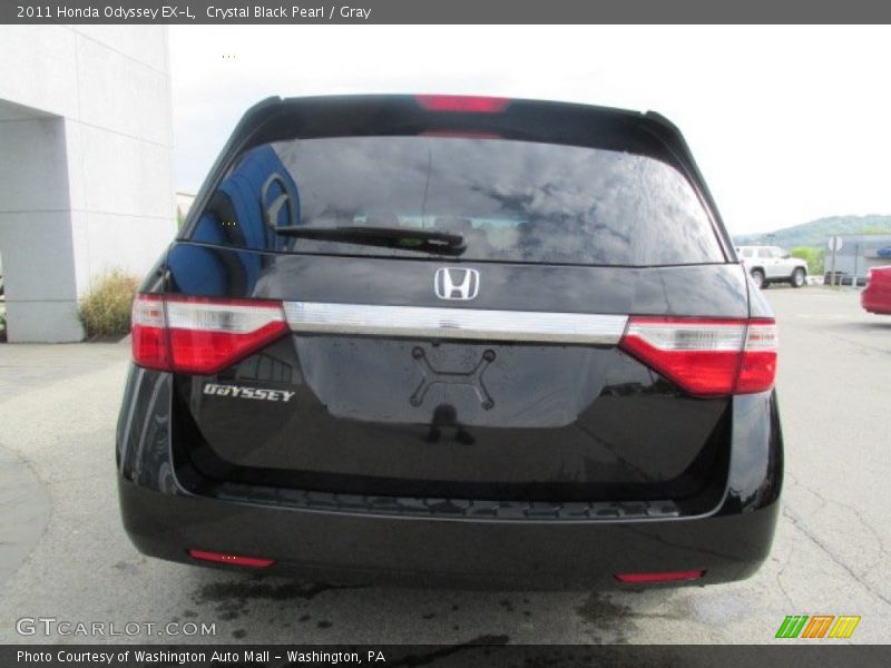 Crystal Black Pearl / Gray 2011 Honda Odyssey EX-L