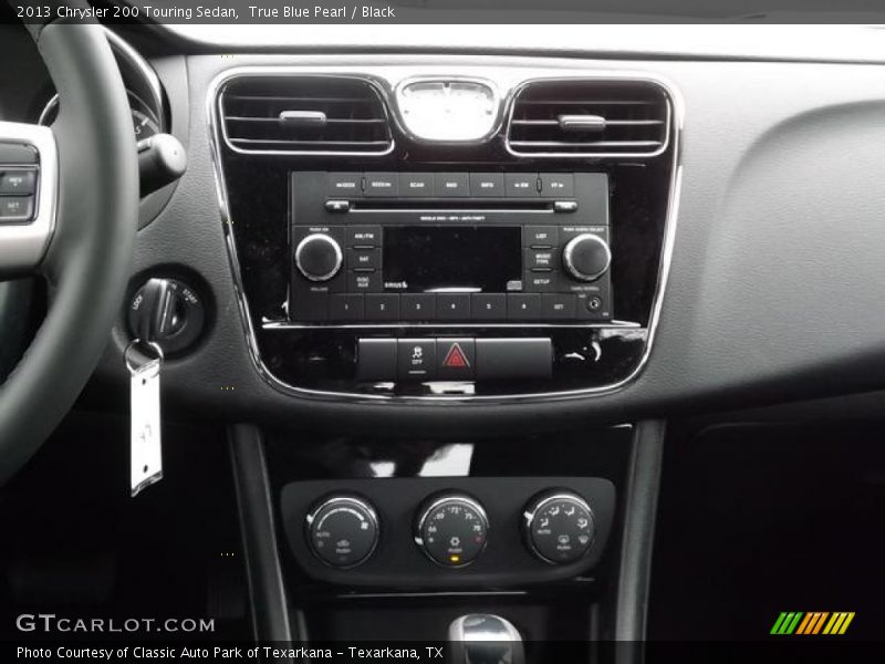 True Blue Pearl / Black 2013 Chrysler 200 Touring Sedan
