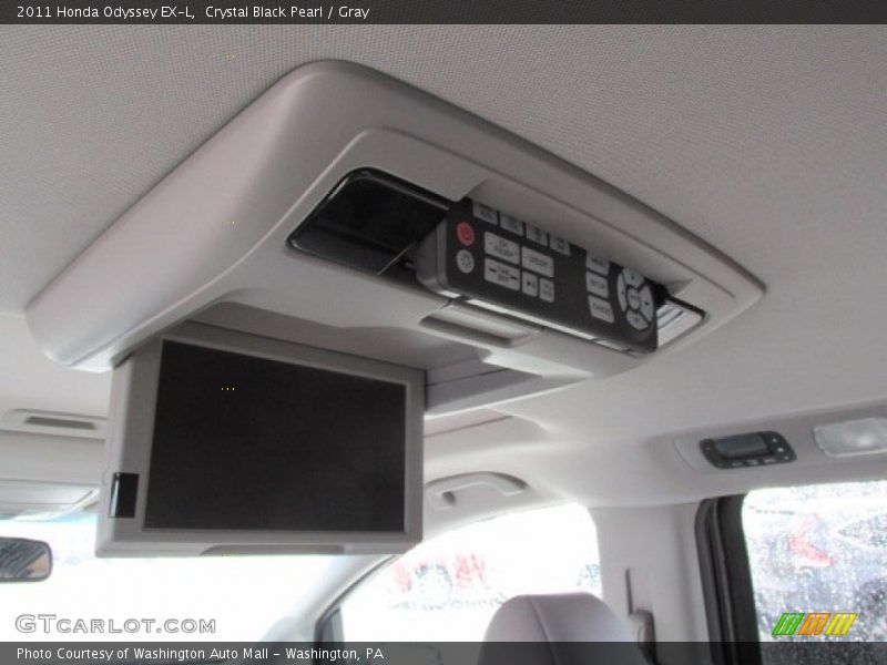 Crystal Black Pearl / Gray 2011 Honda Odyssey EX-L