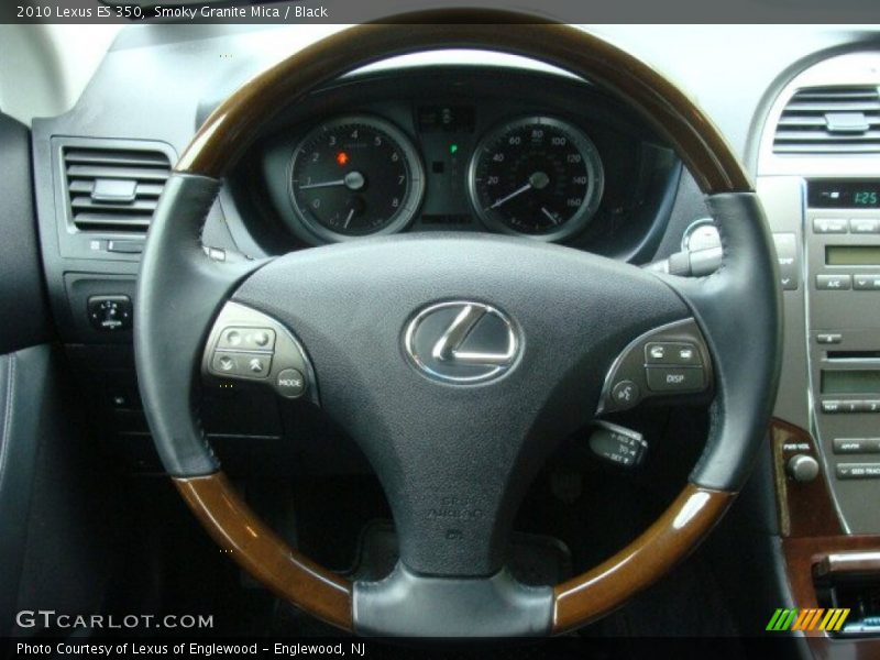 Smoky Granite Mica / Black 2010 Lexus ES 350