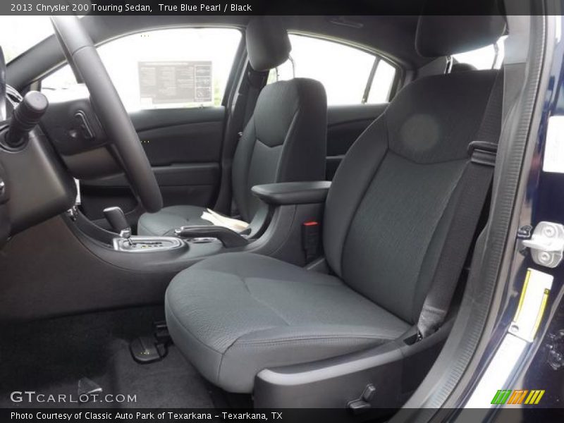 True Blue Pearl / Black 2013 Chrysler 200 Touring Sedan