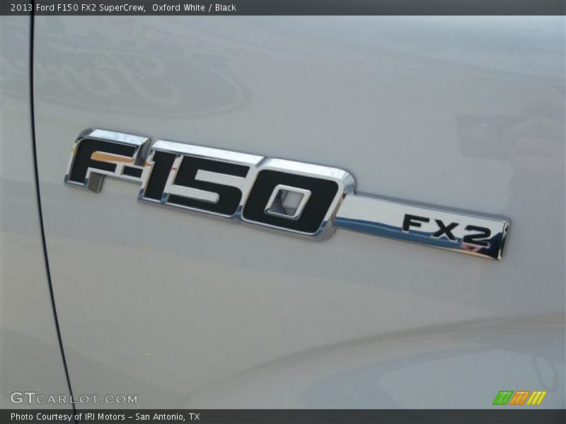 Oxford White / Black 2013 Ford F150 FX2 SuperCrew