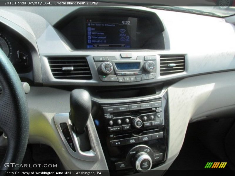Crystal Black Pearl / Gray 2011 Honda Odyssey EX-L