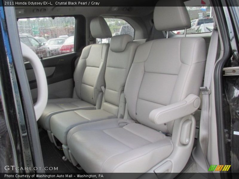 Crystal Black Pearl / Gray 2011 Honda Odyssey EX-L
