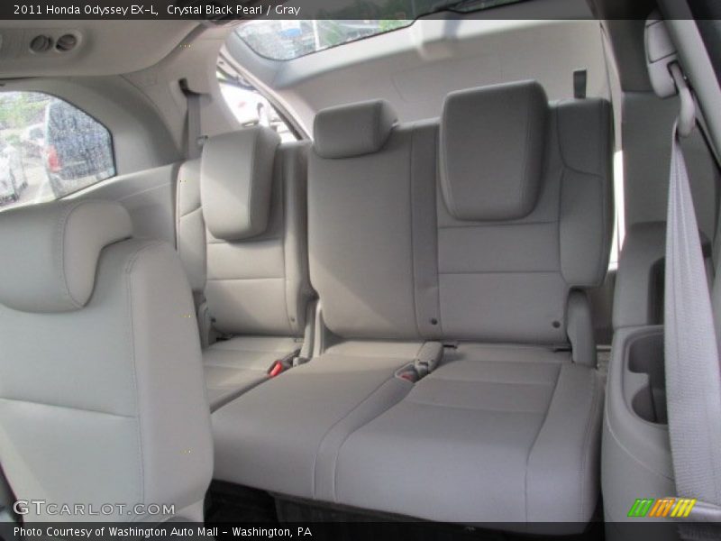 Crystal Black Pearl / Gray 2011 Honda Odyssey EX-L
