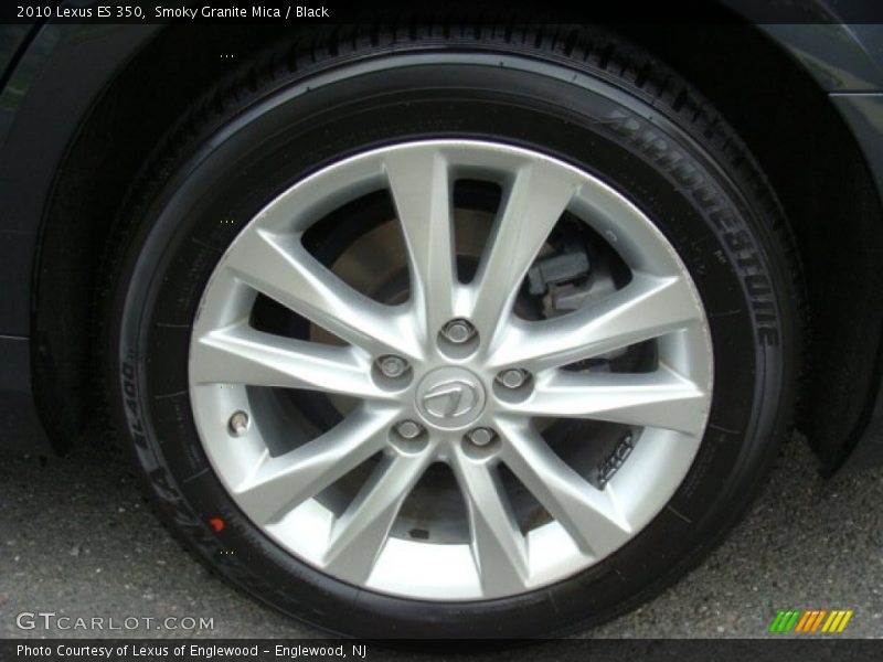 Smoky Granite Mica / Black 2010 Lexus ES 350