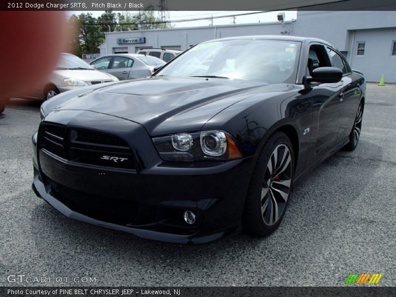 Pitch Black / Black 2012 Dodge Charger SRT8