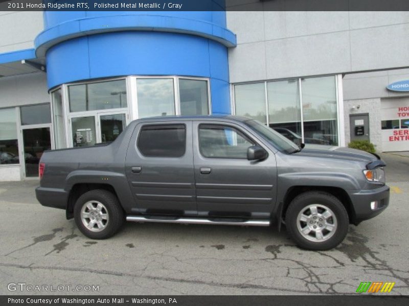Polished Metal Metallic / Gray 2011 Honda Ridgeline RTS