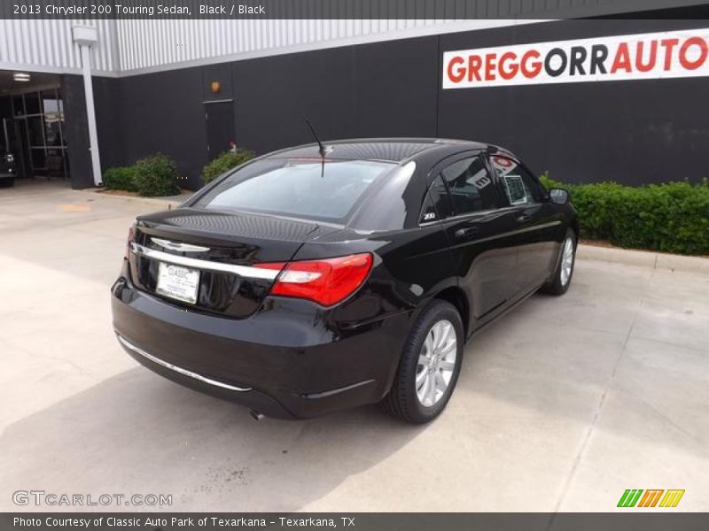 Black / Black 2013 Chrysler 200 Touring Sedan