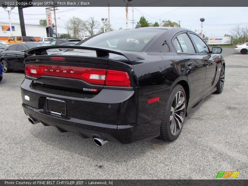 Pitch Black / Black 2012 Dodge Charger SRT8