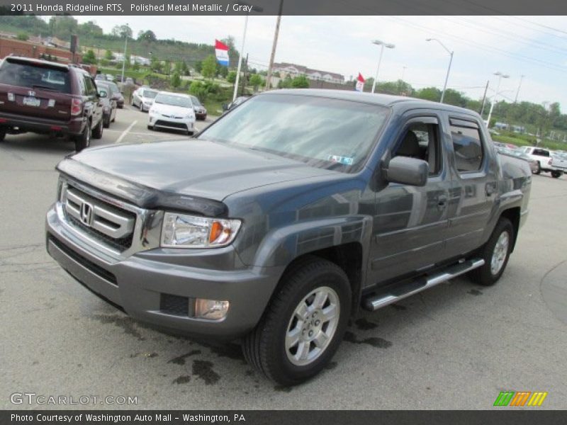 Polished Metal Metallic / Gray 2011 Honda Ridgeline RTS