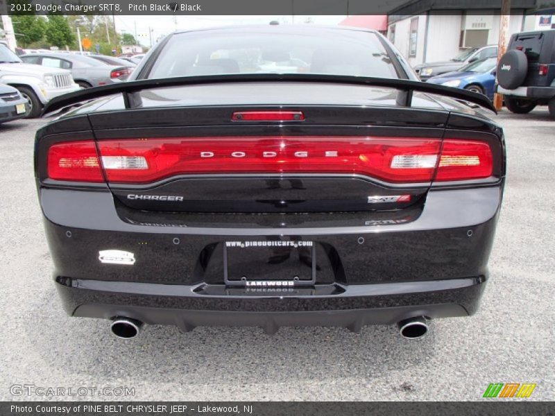 Pitch Black / Black 2012 Dodge Charger SRT8