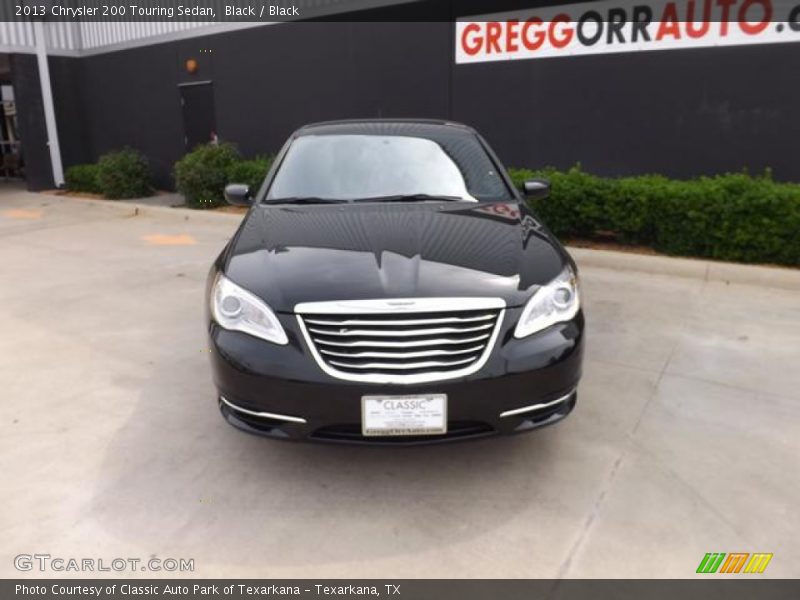 Black / Black 2013 Chrysler 200 Touring Sedan