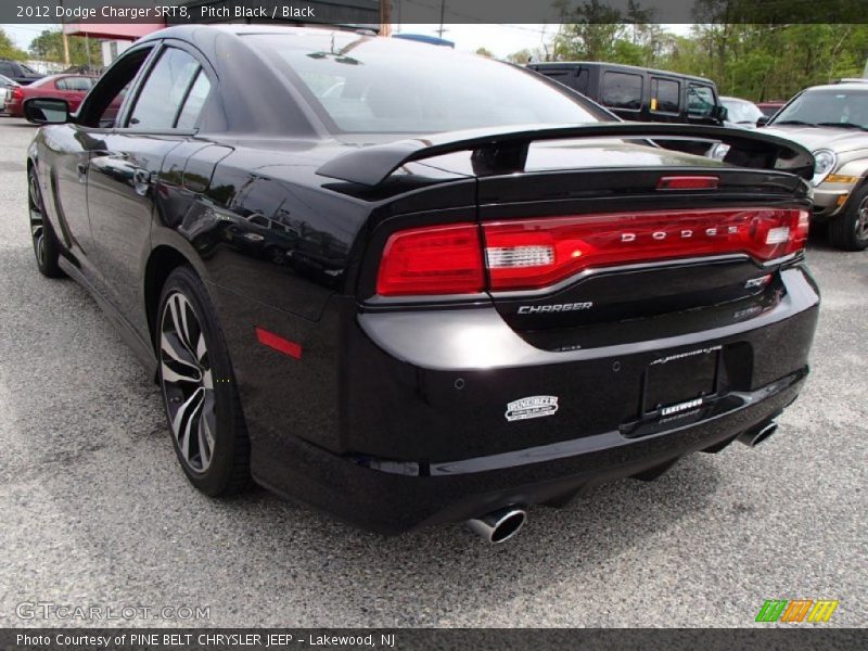 Pitch Black / Black 2012 Dodge Charger SRT8