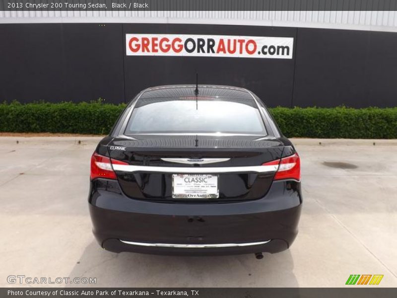Black / Black 2013 Chrysler 200 Touring Sedan