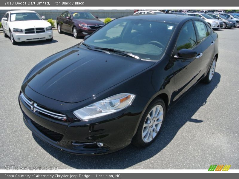 Pitch Black / Black 2013 Dodge Dart Limited