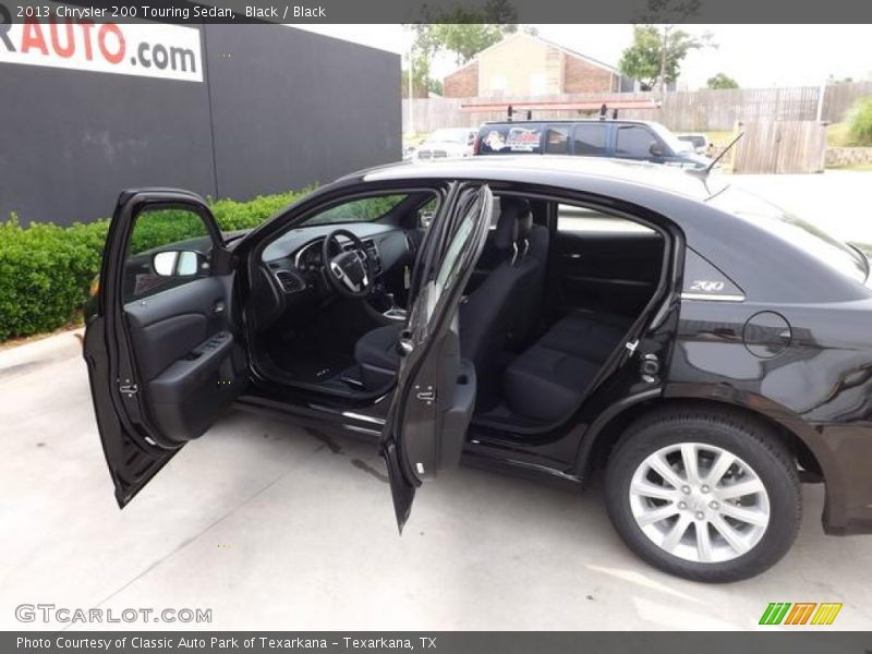 Black / Black 2013 Chrysler 200 Touring Sedan