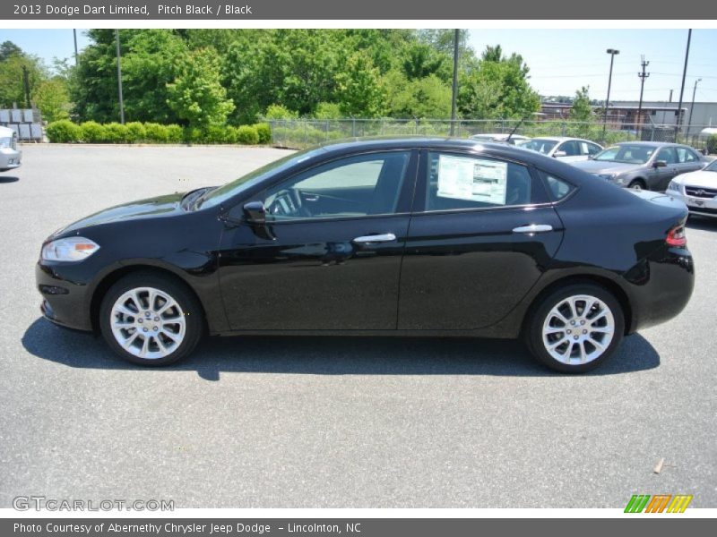 Pitch Black / Black 2013 Dodge Dart Limited