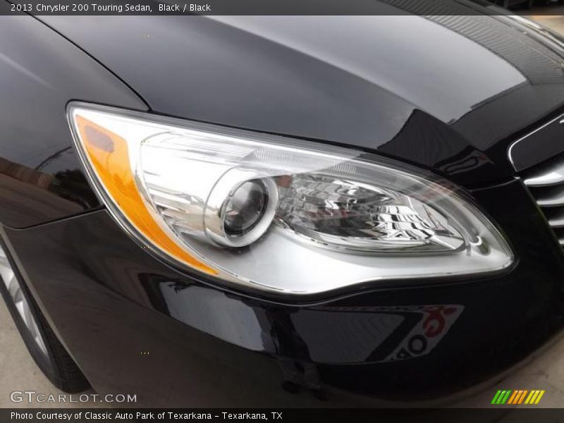 Black / Black 2013 Chrysler 200 Touring Sedan