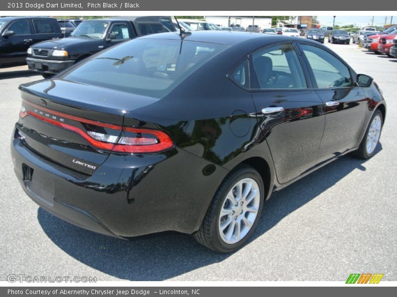 Pitch Black / Black 2013 Dodge Dart Limited
