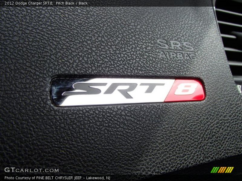 Pitch Black / Black 2012 Dodge Charger SRT8