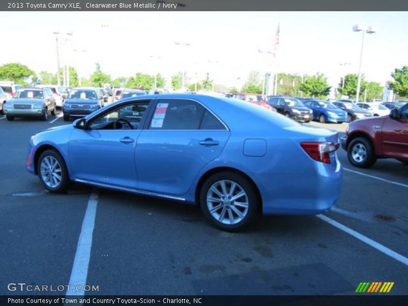 Clearwater Blue Metallic / Ivory 2013 Toyota Camry XLE