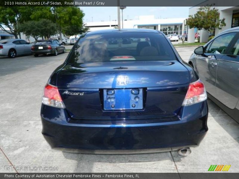  2010 Accord LX-P Sedan Royal Blue Pearl