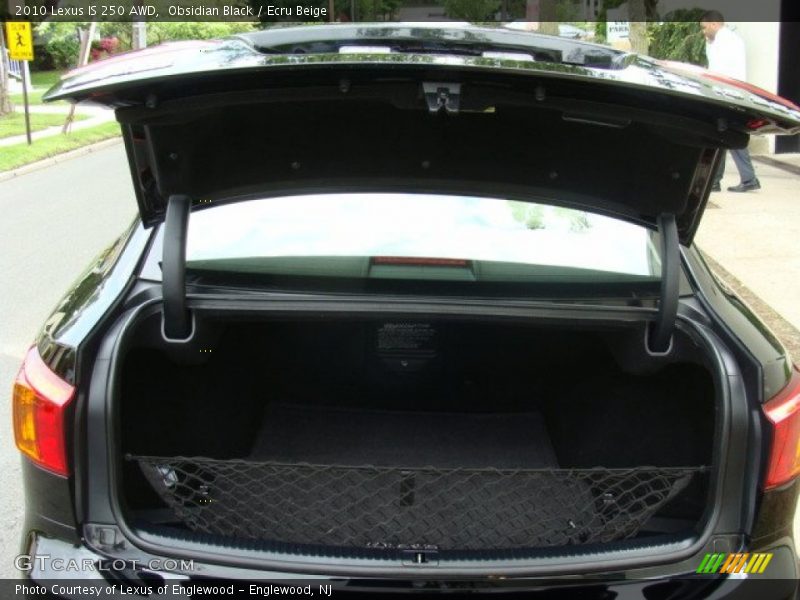 Obsidian Black / Ecru Beige 2010 Lexus IS 250 AWD