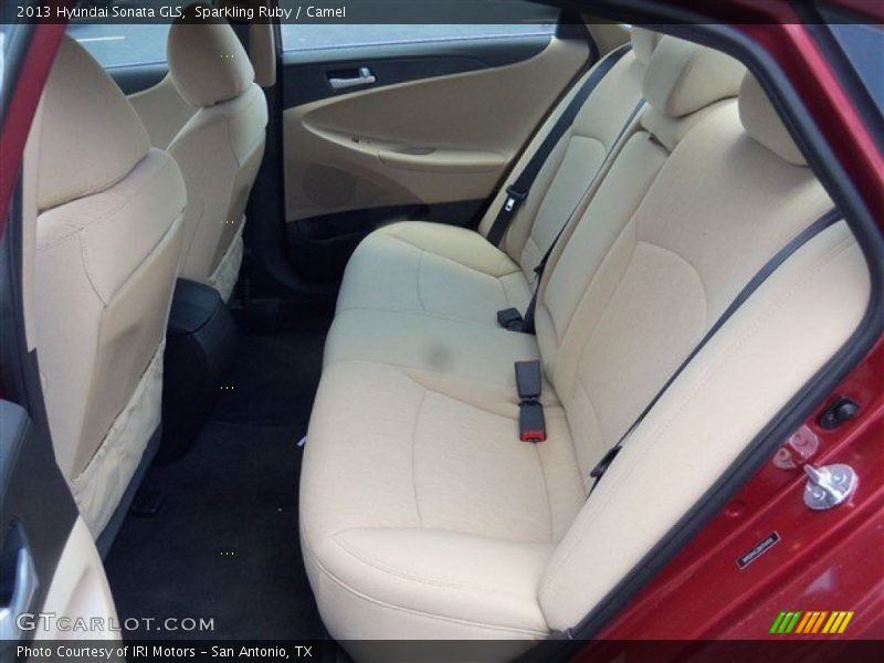 Sparkling Ruby / Camel 2013 Hyundai Sonata GLS