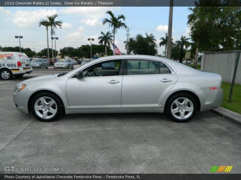  2010 Malibu LS Sedan Silver Ice Metallic