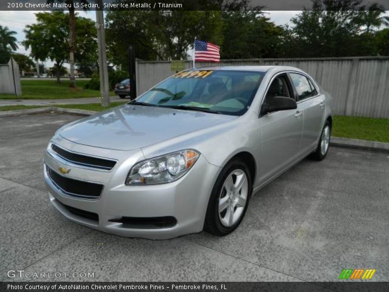 Front 3/4 View of 2010 Malibu LS Sedan