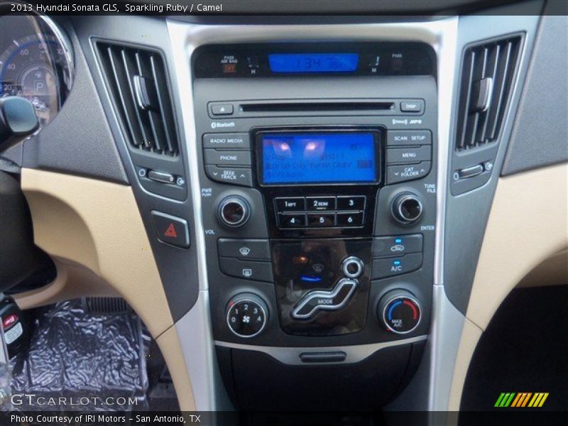Sparkling Ruby / Camel 2013 Hyundai Sonata GLS