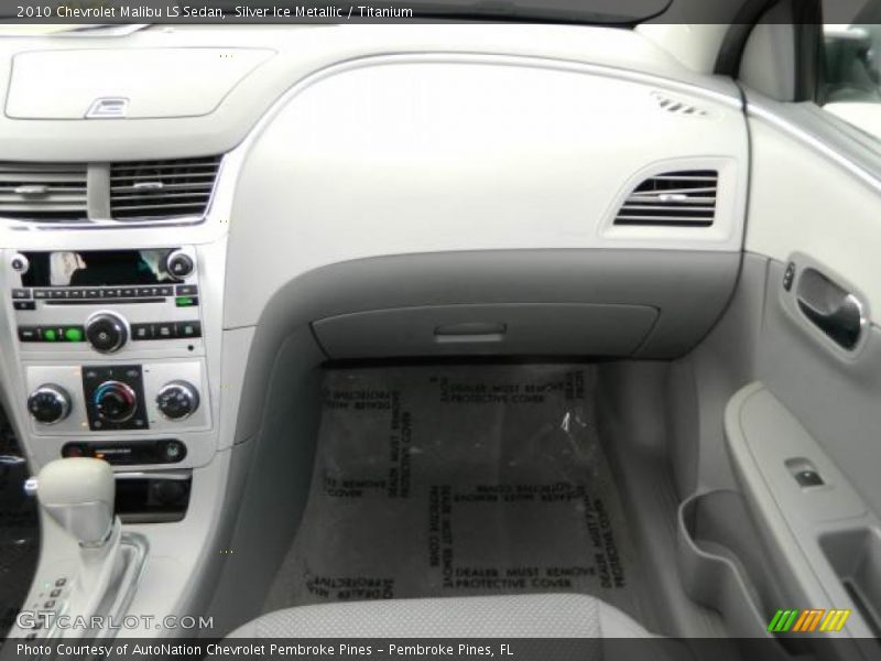 Silver Ice Metallic / Titanium 2010 Chevrolet Malibu LS Sedan