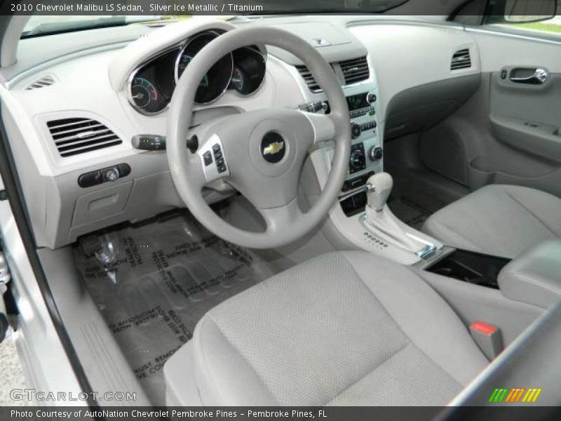 Titanium Interior - 2010 Malibu LS Sedan 