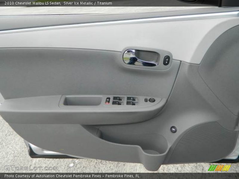 Silver Ice Metallic / Titanium 2010 Chevrolet Malibu LS Sedan