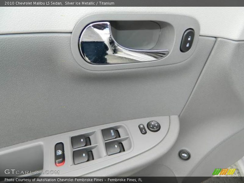 Silver Ice Metallic / Titanium 2010 Chevrolet Malibu LS Sedan