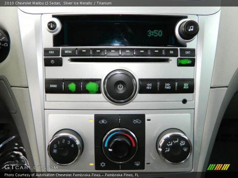 Audio System of 2010 Malibu LS Sedan