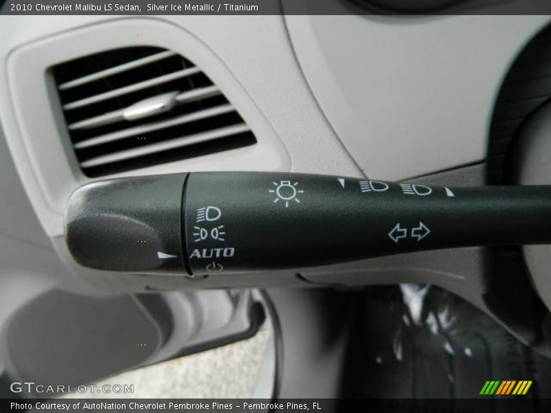 Controls of 2010 Malibu LS Sedan