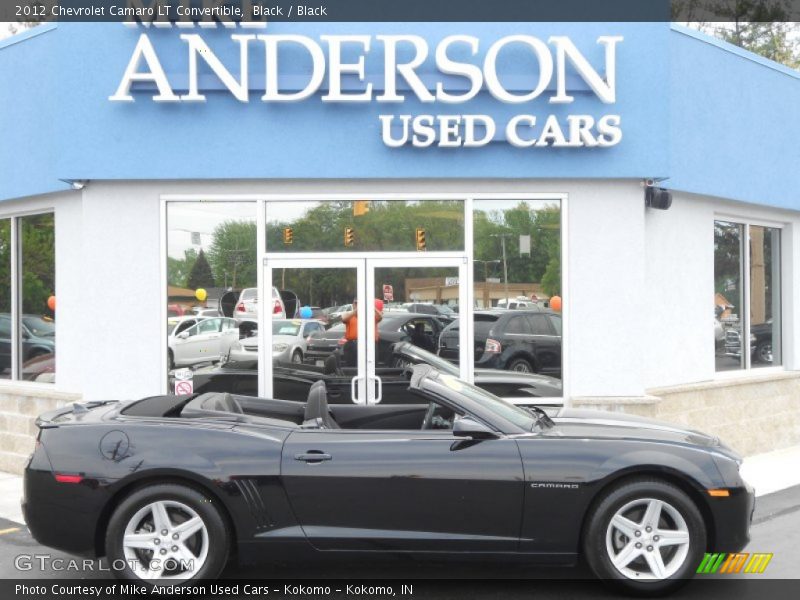 Black / Black 2012 Chevrolet Camaro LT Convertible