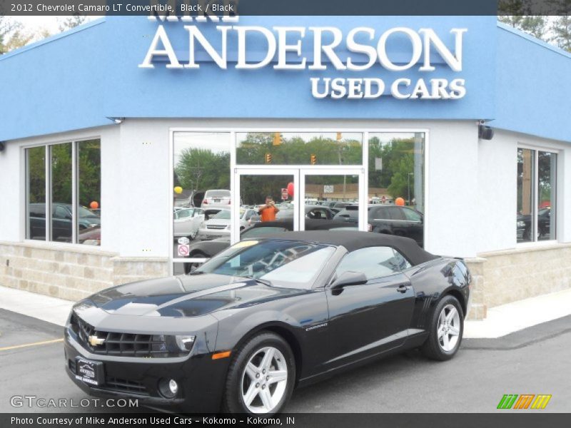 Black / Black 2012 Chevrolet Camaro LT Convertible