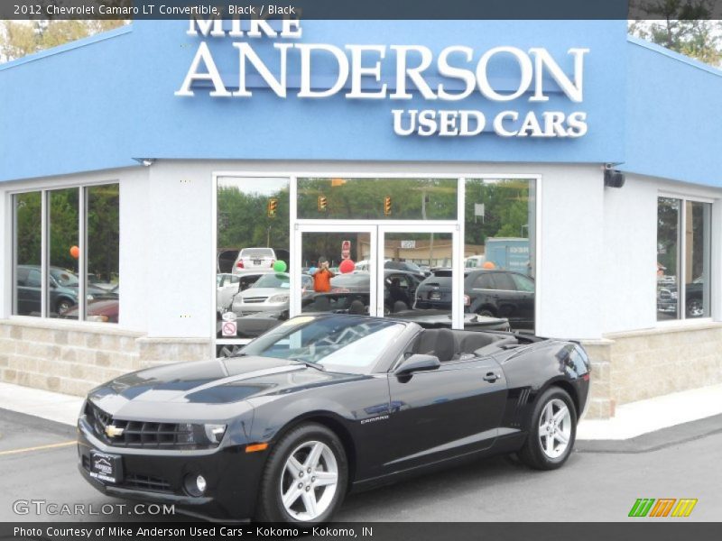 Black / Black 2012 Chevrolet Camaro LT Convertible