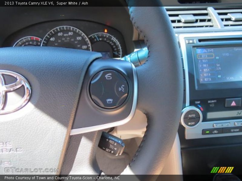 Super White / Ash 2013 Toyota Camry XLE V6